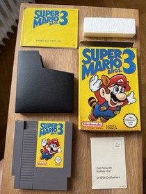 Super Mario Bros 3 Ovp + Schutzh&uuml;lle Nes Nintendo