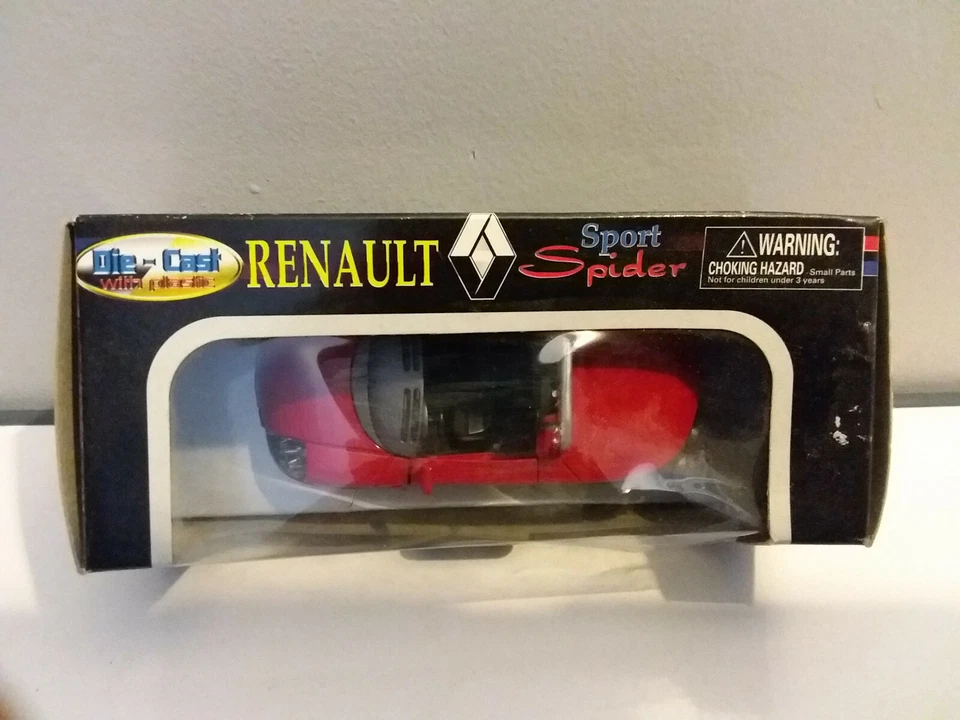 NEW RAY 1/32 SUPERBE RENAULT SPIDER ROUGE NEUF EN BOITE G5 - Photo 2/4