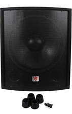 Rockville SBG1188 18" 1000 Watt Passive Pro DJ Subwoofer, MDF Cabinet/Pole Mount