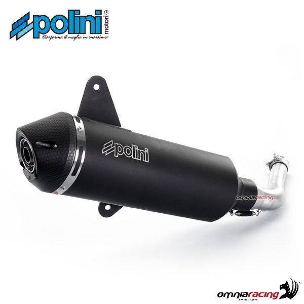 Polini steel full exhaust system Vespa 300GTS/Super hpe M4A36M E4 2019>