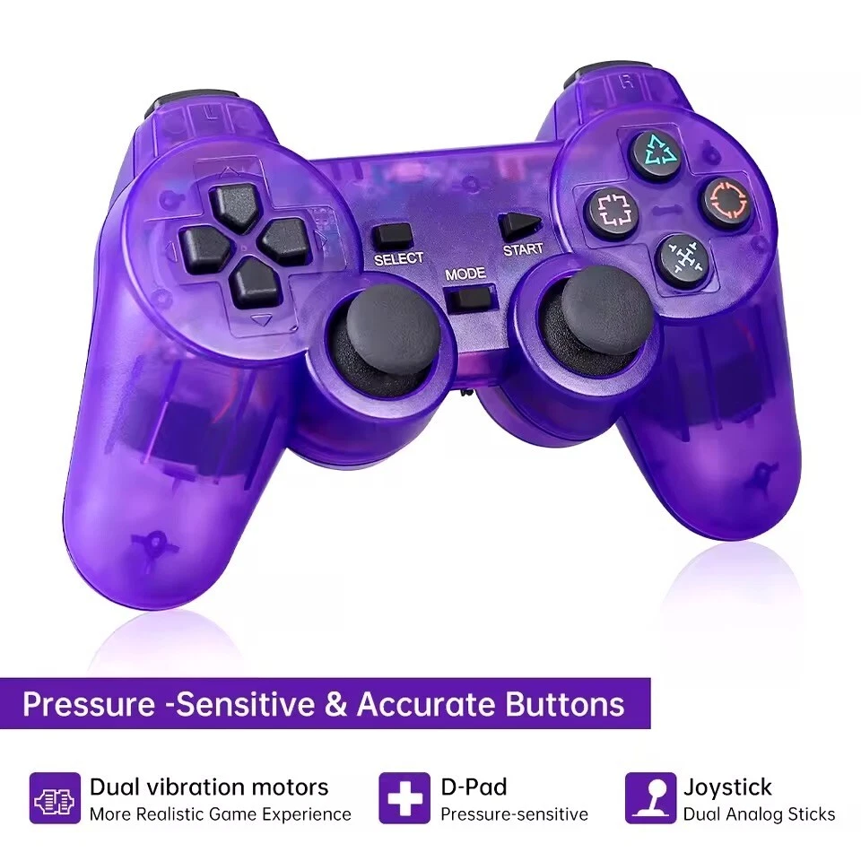 2.4G Wireless Game Controller Spielkonsole Gamepads für PS2 Konsole Video 1 / 2 - Bild 2 von 4