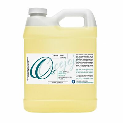 Japanese Camellia Oil Unrefined Cold Pressed Camellia Seed Oil 100% Pure Natural