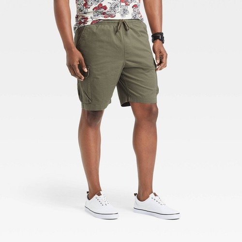 Goodfellow & Co Men's CARGO shorts 6 pockets 8” Inseam Relaxed Pick Color, XXL - Picture 4 of 6