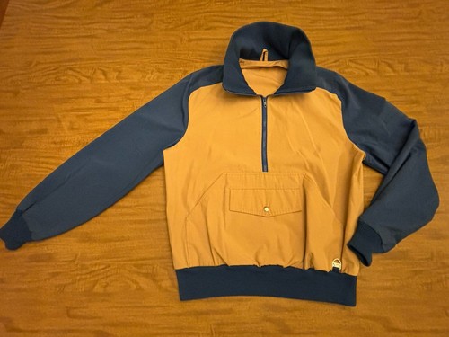 Vintage SKYR Mens Sz Med Ski Snowboard Shell Adirondack Jacket Tan Blue Made USA - Picture 7 of 24