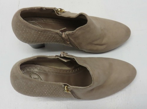 Botines al tobillo Madeline Mujer bronceados con cremallera - talla 9 M - Imagen 8 de 10