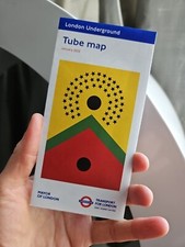 BUY 1 Get 1 FREE - 1X Jan 2022 London Underground Tube MapTFL Edition 