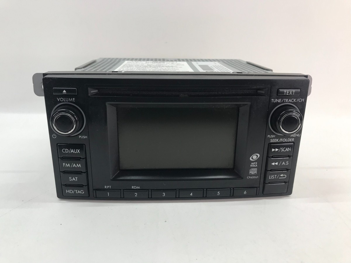 original subaru forester 2011 radio pn 86201sc630 | eBay