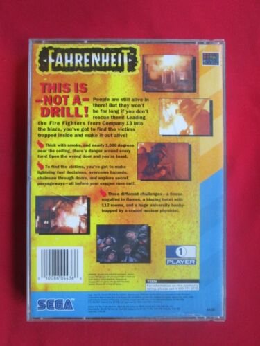 Fahrenheit (Sega 32X & Sega CD 1995) CIB Complete 2 Discs! - Picture 2 of 9