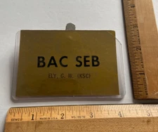 Original NASA KSC BAC SEB Employee Access Badge Pass