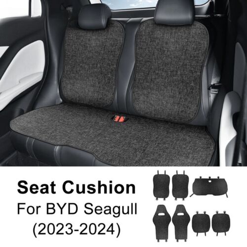 LOT Breathable Linen Four Seasons Car Seat Cushion Protect Seat Pads Accessories