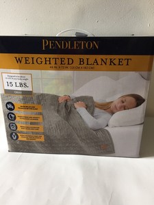 Pendleton Weighted Blanket 48”X72” 15 LBS Promotes Better Sleep And
