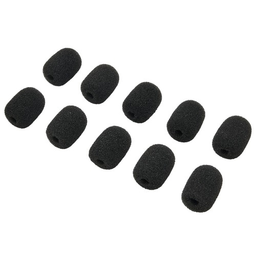 10pcs Mini Headset Microphone Sponge Foam Windscreen Replacement Mic Cover - Picture 12 of 19