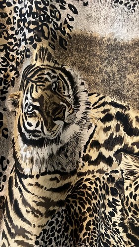 Fuda International 100% Silk Animal Print Jacket ~ Women's SZ XL Maximalist NWT - Picture 9 of 13