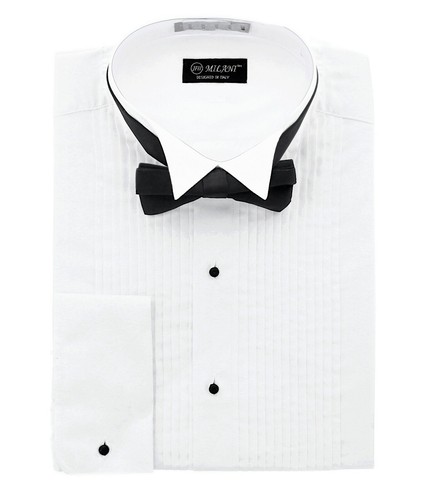 French Cuff Tuxedo Shirt FREE Bow Tie 