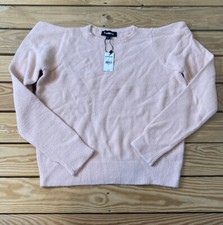 express NWT 70 women  s pullover sweater Size S pink i7