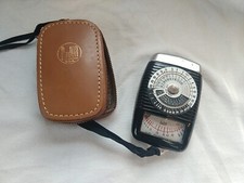 Vintage DeJur USA AMSCO Dual Professional Camera Exposure Light Meter With Case