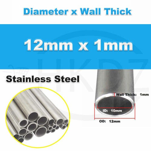 Stainless Steel Round Tube Pipe 304 Grade Diameter 8 -325mm Length 100mm Various - Picture 20 of 181