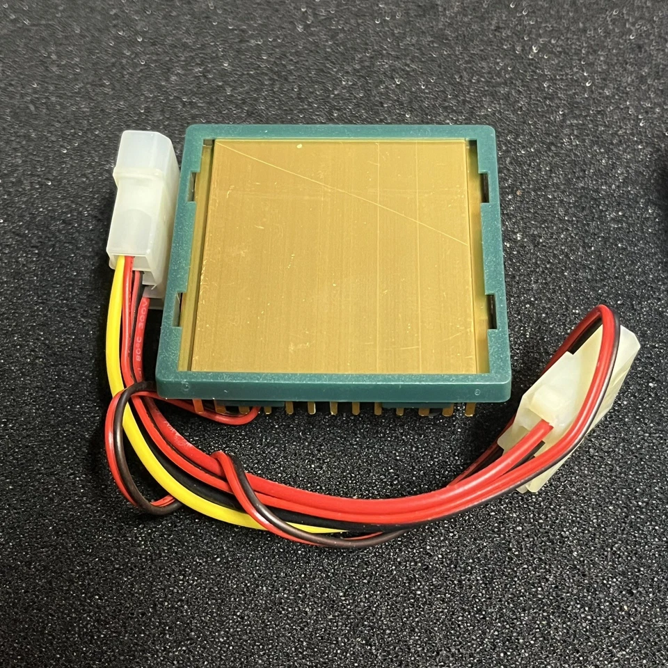 Pentium 586 Socket 5 CPU Fan w/ Aluminum Heat Sink Molex 4 PIN Connector NEW - Image 2 of 4