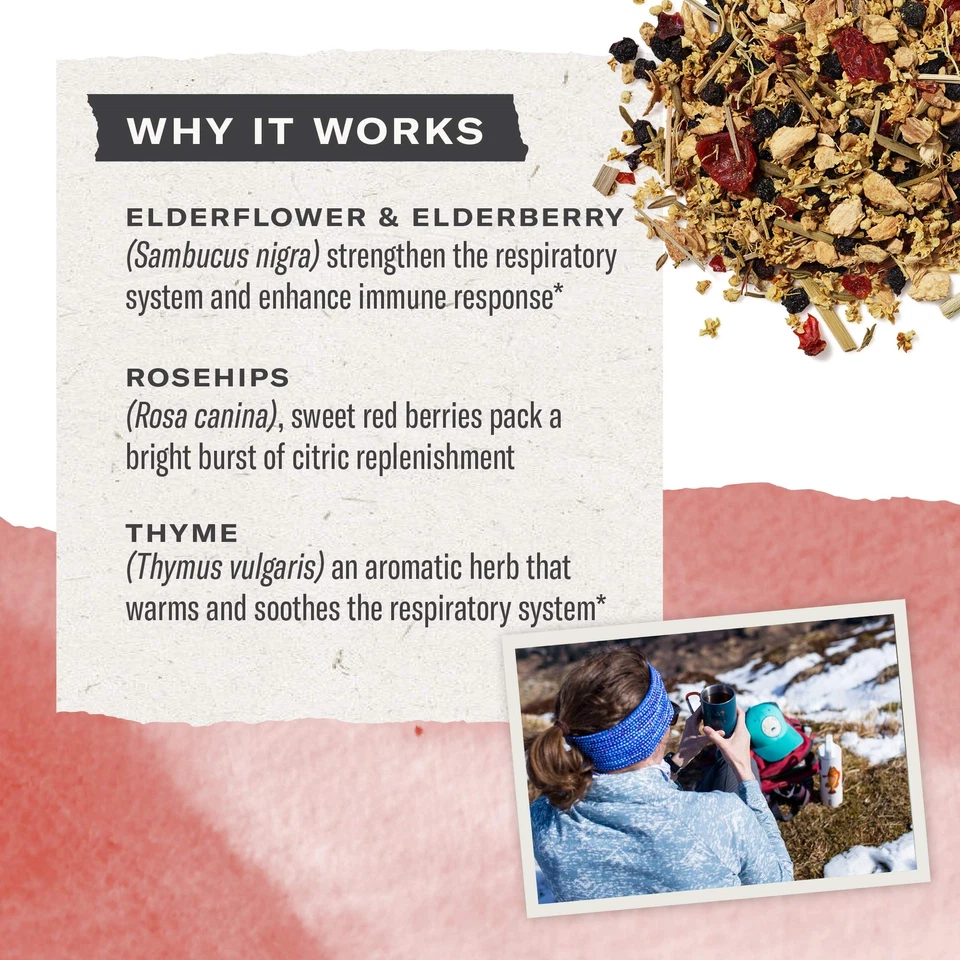 Té Orgánico Inmunidad Variedad Pack 16 Bolsas de Té Pack de 3 Saúco y Echina... Foto 4 de 4