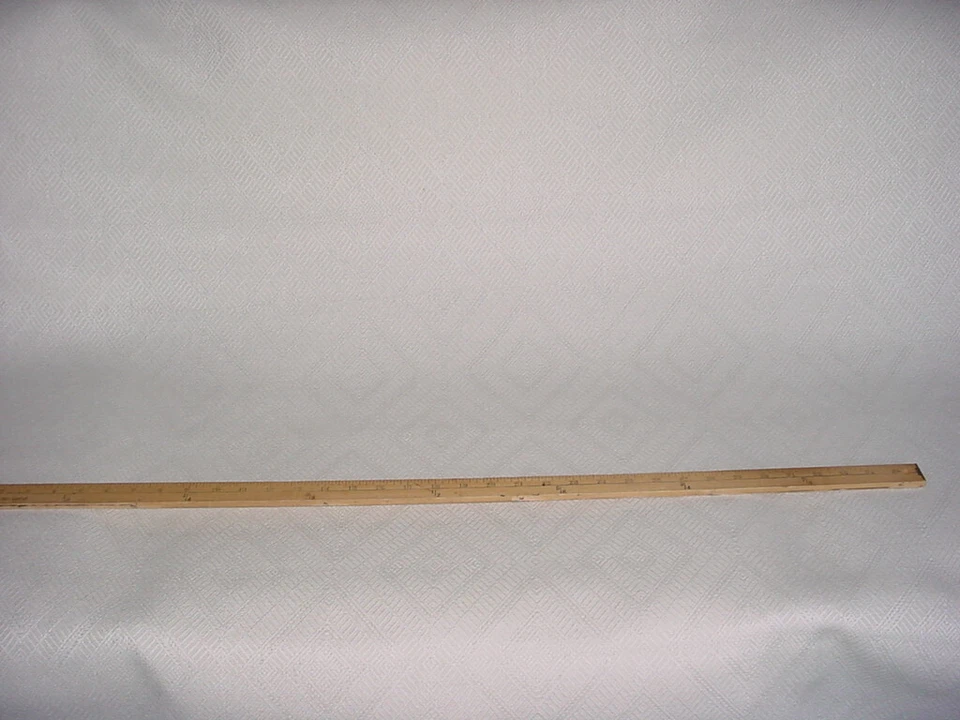 Tela de tapicería texturizada marfil envejecido tejido geométrico Schumacher 73860 2-7/8 años Foto 2 de 4