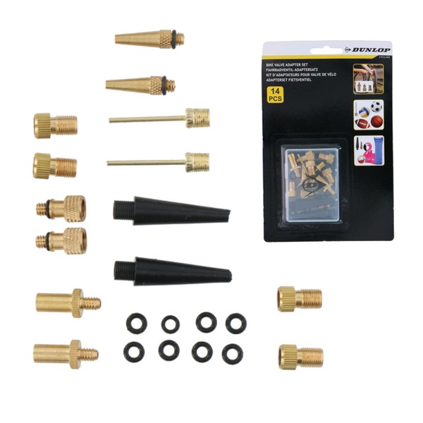 Fahrrad Ventil Adapter Autoventil FranzöSisches Ventiladapter Av Dv Sv Set 14St.-image