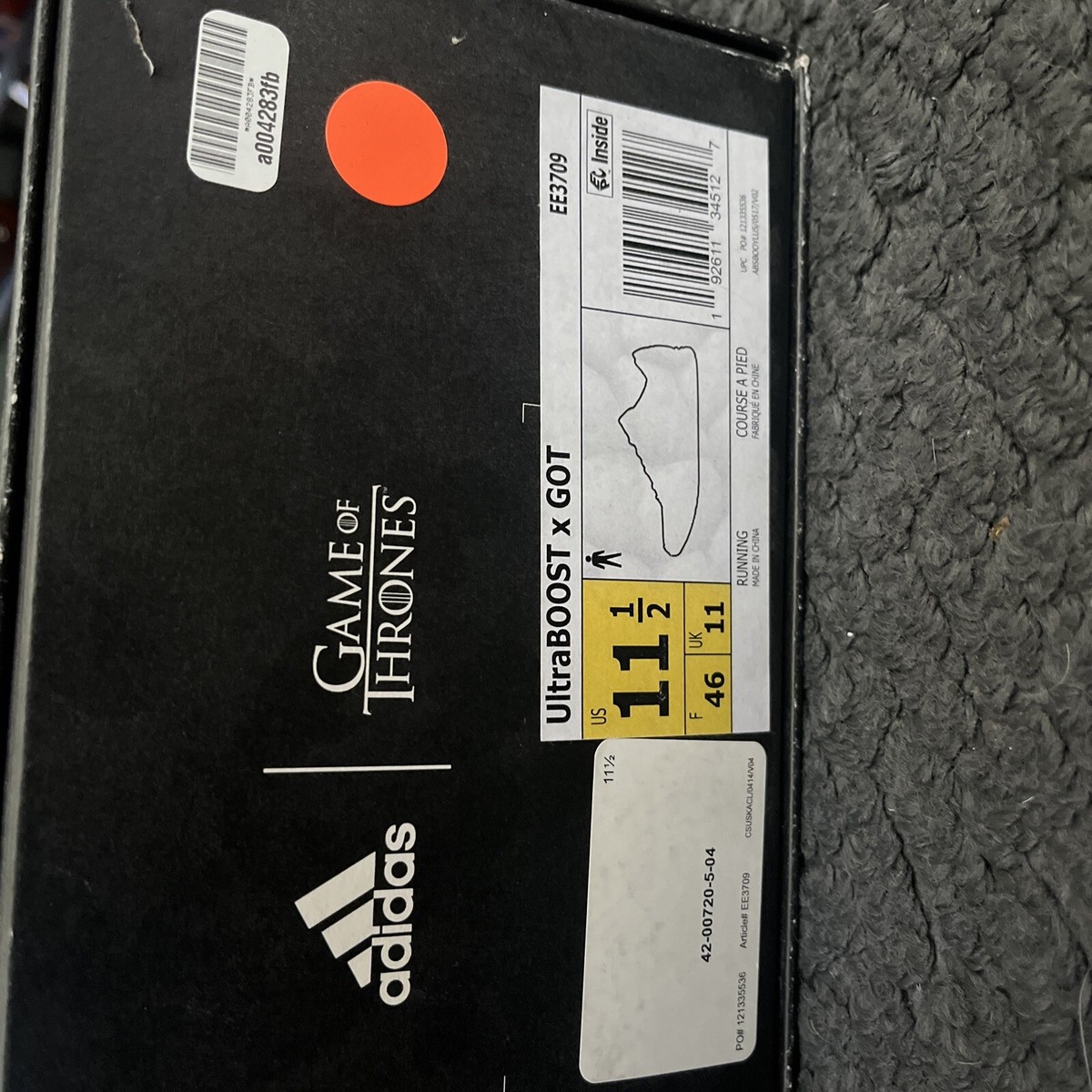 リー 11.5 -adidas Game of Thrones x UltraBoost 4.0 House Targaryen