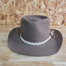 Authentic "Outback" Styling Grey Misto-Felt Hat, Australia Size 7