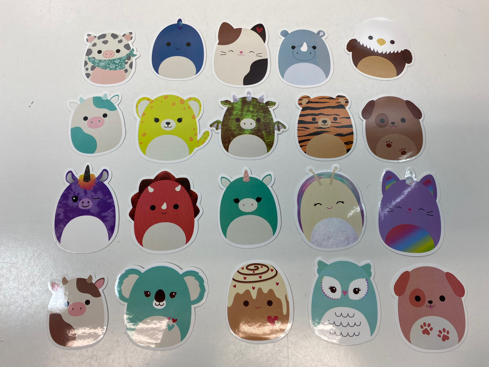 Squishmallows Vinyl Sticker Pack - Includes 100 Large Squishmallows Stickers