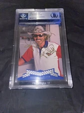 Richard Petty Signed 1998 Upper Deck Diamond Vision NASCAR Beckett Slab