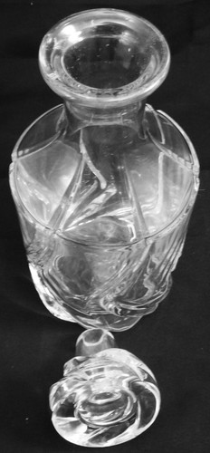 MALACHIT #01451 by Peill Decanter 10.5" tall Crystal NEW NEVER USED made Germany - Picture 7 of 9