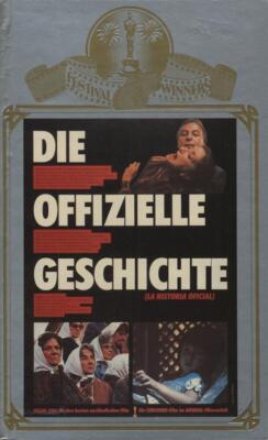 VHS ''DIE OFFIZIELLE GESCHICHTE'' Hector Alterio, Norma Aleandro, Luis Puenzo VPS