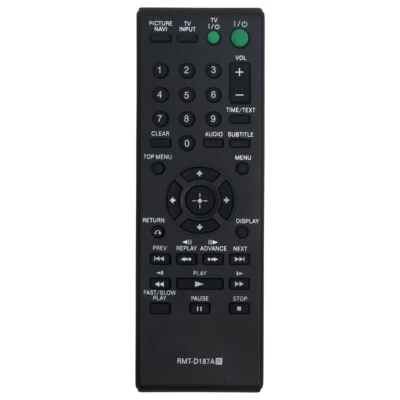 New Replace Remote Control for Sony RDR-VX555 DVD Recorder/VHS Combo Player