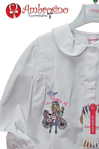 Mädchen Schulschürze weiß AMBROSINO SAVIM - LOL - Frozen - Minnie etc... - Bild 17 von 116