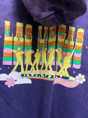 BTS Las Vegas Pop Up Hoodie M Permission To Dance PTD Concert