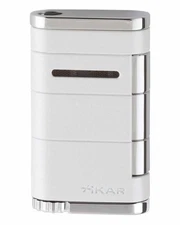 XiKAR 531WH Allume Single Flame Cigar Lighter Pearl White Lifetime Warranty NEW