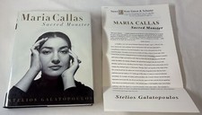 1998 Stelios Galatopoulos MARIA CALLAS - SACRED MONSTER ~ hc dj 1st
