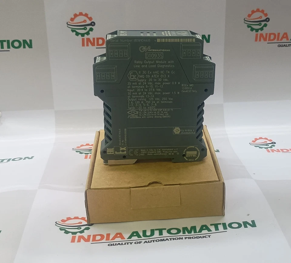 GM International D1093S SIL 3 Relay Output Module with Line and Load diagnostics - Image 2 of 3