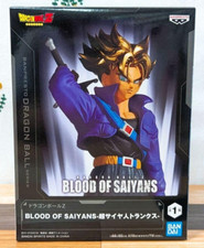 Dragon Ball Z BLOOD OF SAIYANS Super Saiyan Trunks Figure Japan Anime Nuovo 6...