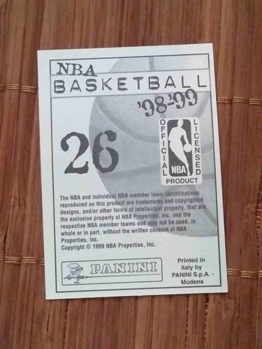 * PICK ANY STICKER * Panini NBA Basketball 1998 1999 98 99 NEW UPDATED LIST - Zdjęcie 49 z 299
