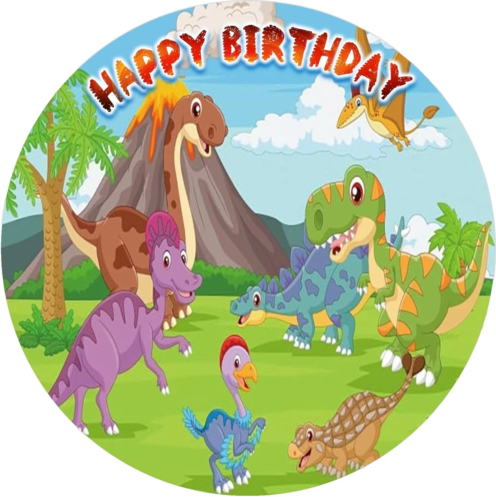 Крышки для тортов и медиаторы Dinosaurs