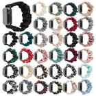 30 Colors Scrunchie Elastics Strap Band For Apple iWatch 9 8 7 6 5-1 Ultra 2/1