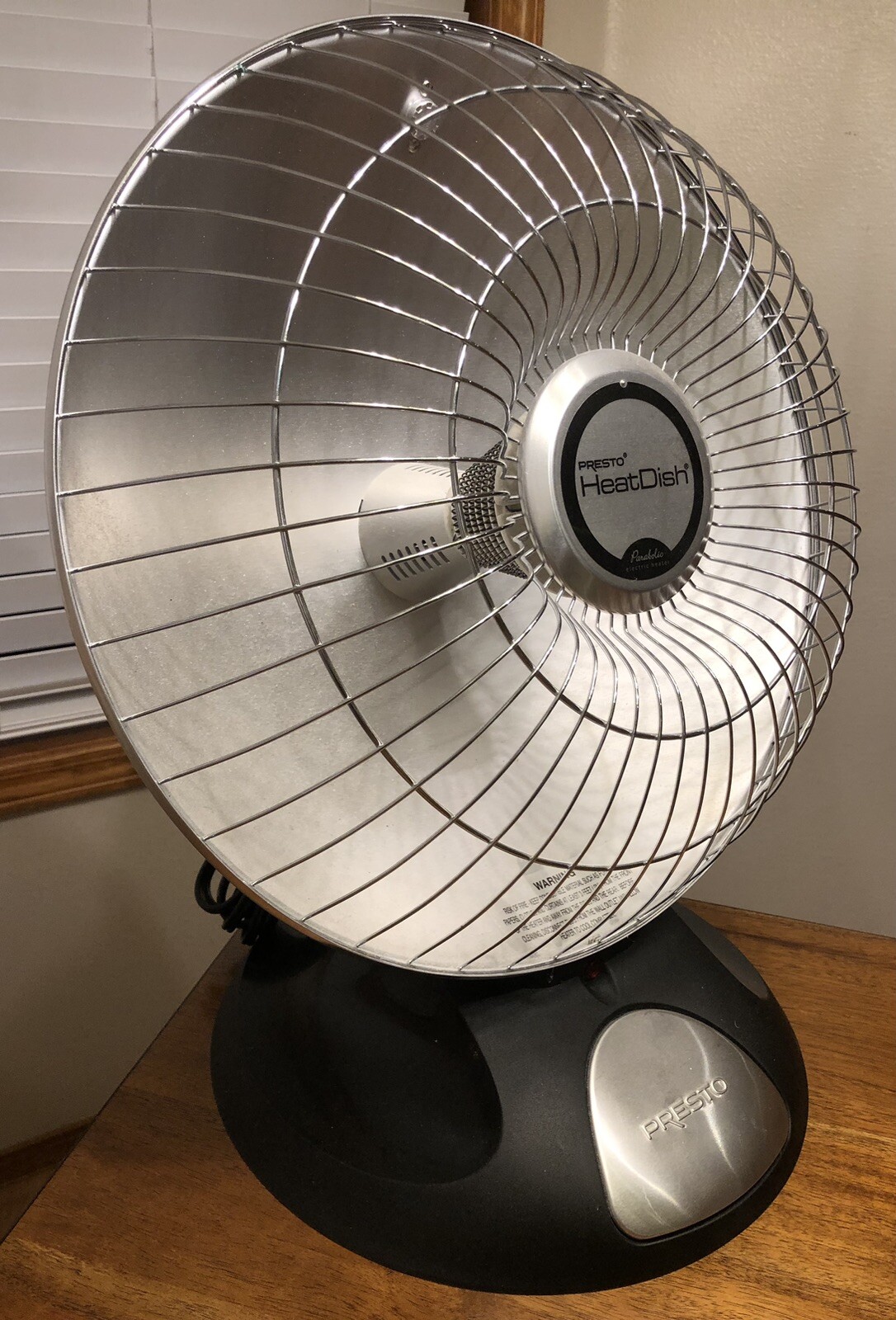 Presto 0791708 Parabolic Electric Space Heater Portable Warmer