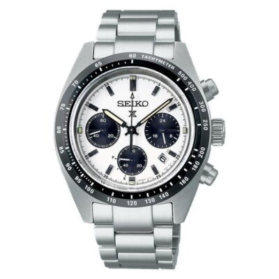 SEIKO セイコー PROSPEX SPEEDTIMER SBDL085 SEIKO SBDL085 SPEEDTIMER Watch Prospex Solar Chronograph Panda