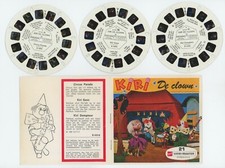 KIRI De CLOWN View-Master Dutch Reels B-449-N  and Copy of envelope