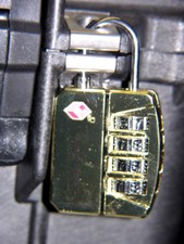 Large shackle TSA lock fits Pelican  1485 1525 1535 1555 1605 1607 1615 1637