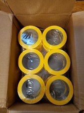 6 rolls - YELLOW - 3M 371 48mm x 100m Scotch Box Sealing Tape - Minnesota Seller