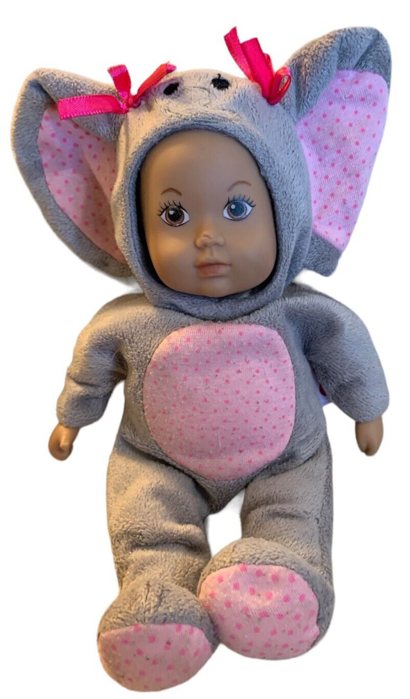 Safari Time Elephant Pal Adora  Doll Plush 8" 2014 Hard To F