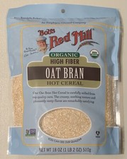 Bob's Red Mill Organic High Fiber Oat Bran Hot Cereal 18 oz.