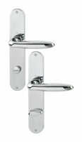 Hoppe Verona Messing-Langschild-TüRgriff-Garnitur M151/302 Mit... 2803755