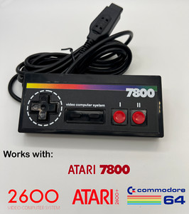 Atari 7800 7800+ 2600 2600+ Pad de contrôle du contrôleur CX78 Alternative au joystick